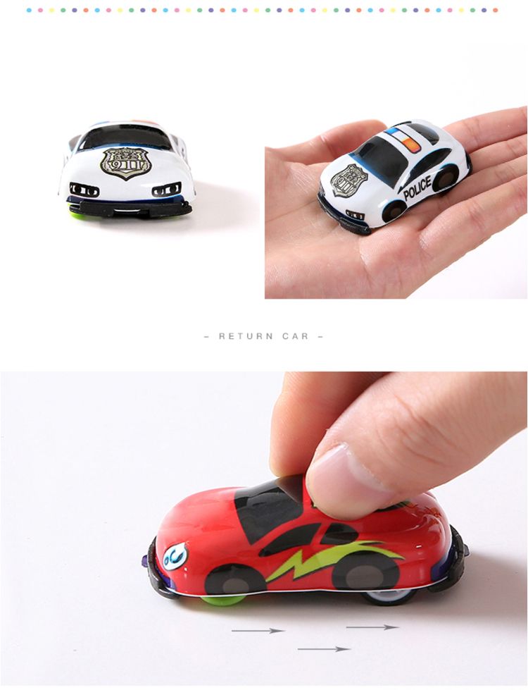 【新款创意】儿童玩具小汽车男孩迷你塑料幼儿园奖品玩具车宝宝GHD