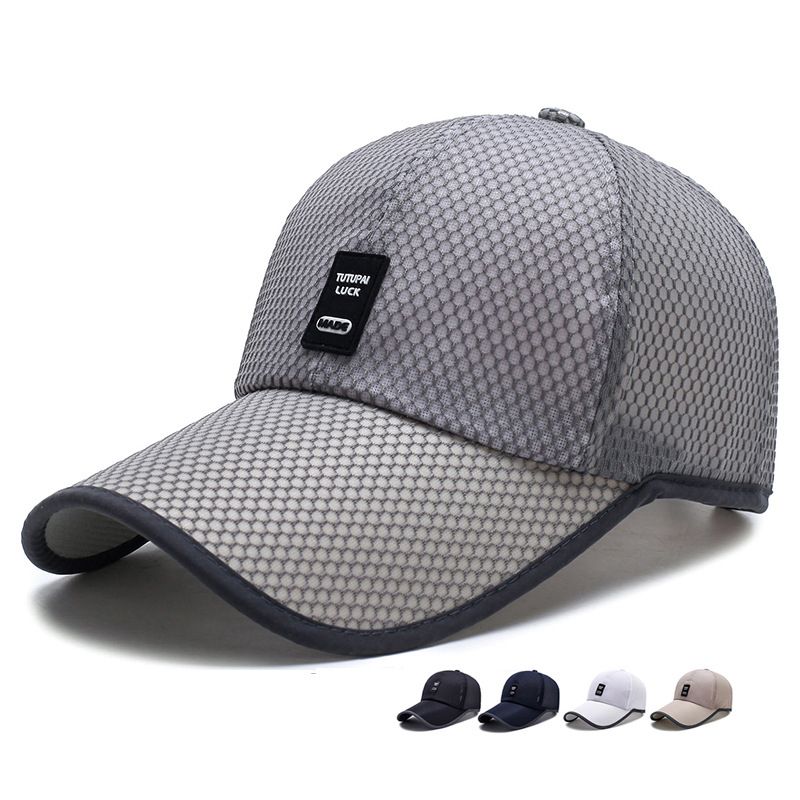 Spring simple long brim baseball cap male and female sun visor casual sun hat summer Golf Hat