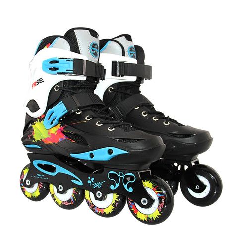 费斯轮滑鞋成人专业m1溜冰鞋花式旱冰鞋男女直排轮平花鞋滑轮鞋