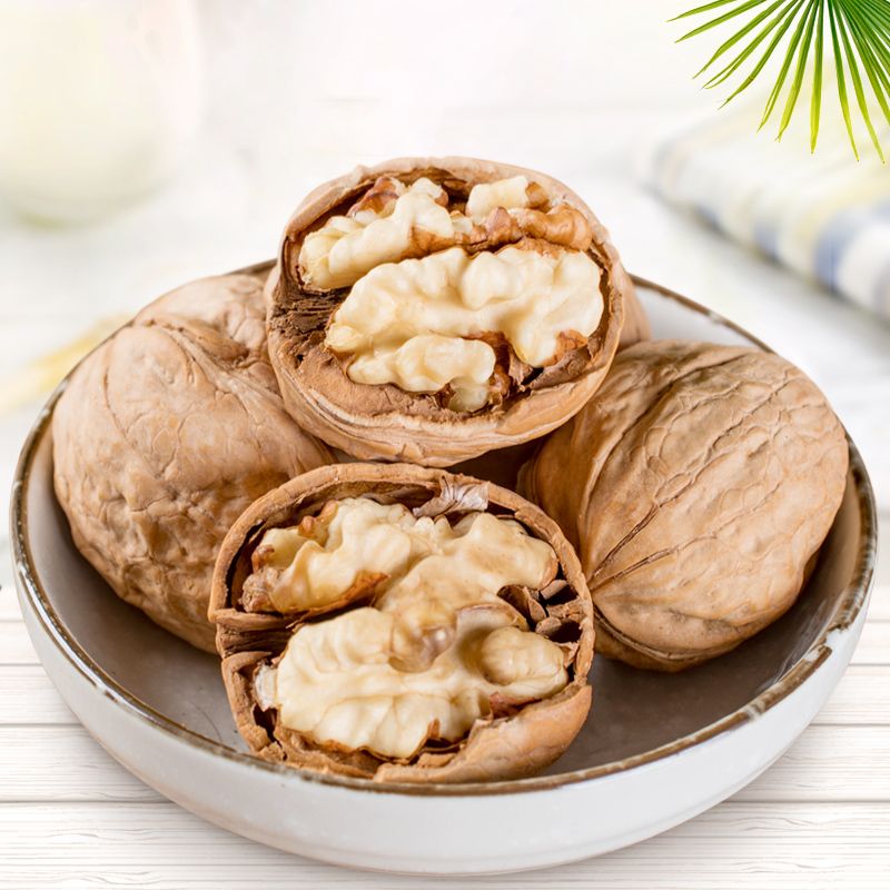 【净重】 19新货核桃薄皮新货散装新薄壳纸皮奶香熟核桃1斤3斤5斤