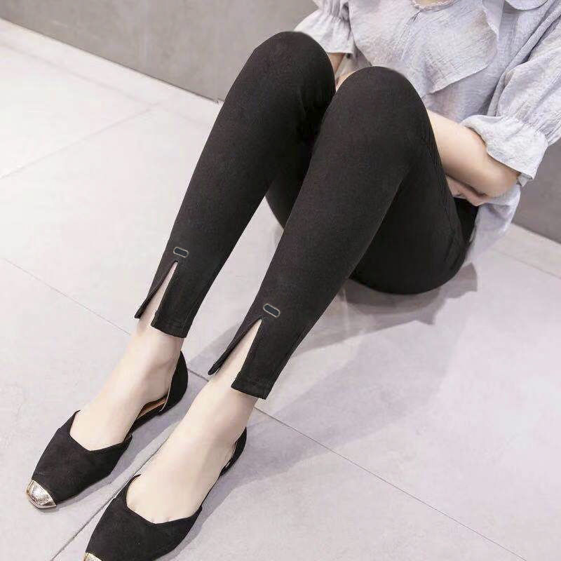 Leggings women's large size over 300 kg can wear thin thin 7-point pencil tight 9-point Leggings