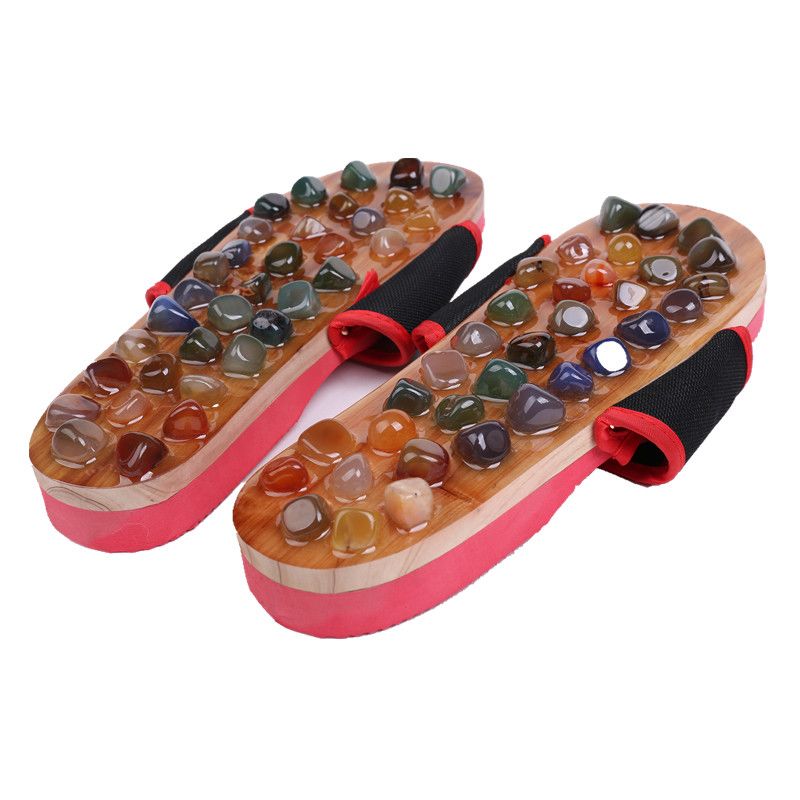 【领卷立减】鹅卵石足底穴位按摩鞋足疗鞋保健鞋居家凉拖鞋男女夏