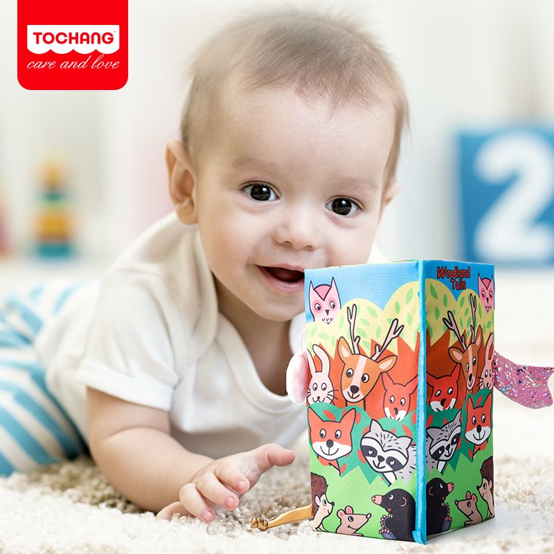 婴儿可咬撕不烂益智布书宝宝可洗幼儿启蒙0-6个月早教儿童玩具书