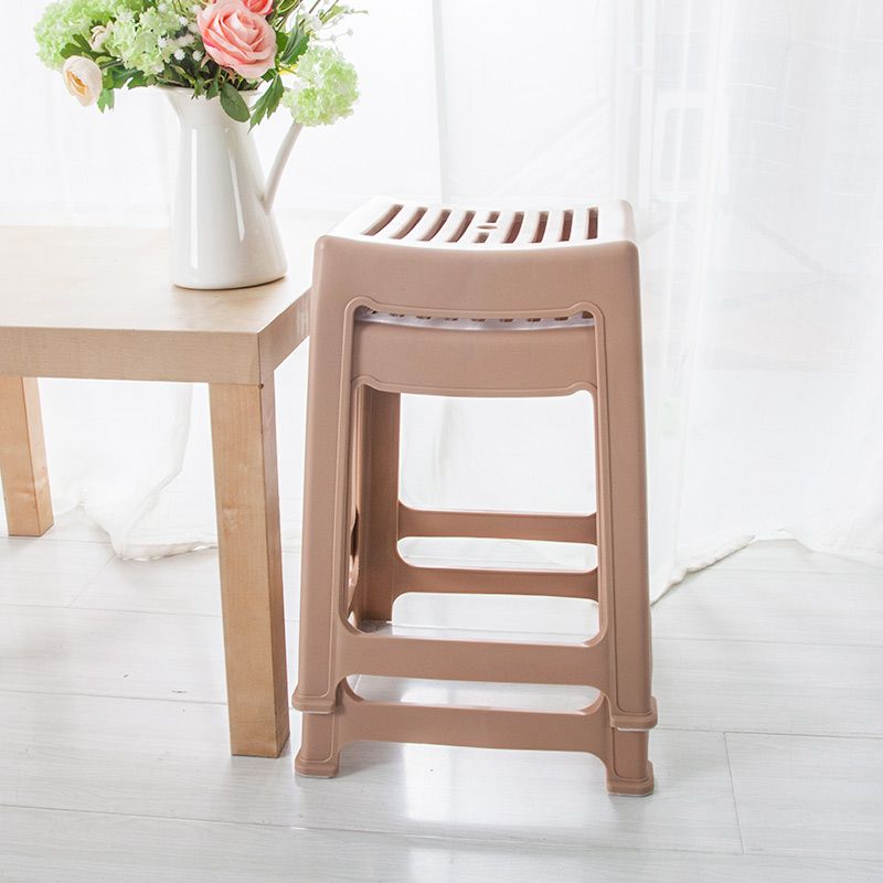 禧天龙塑料高凳子成人椅子加厚餐桌高凳客厅椅浴室防滑椅高脚凳