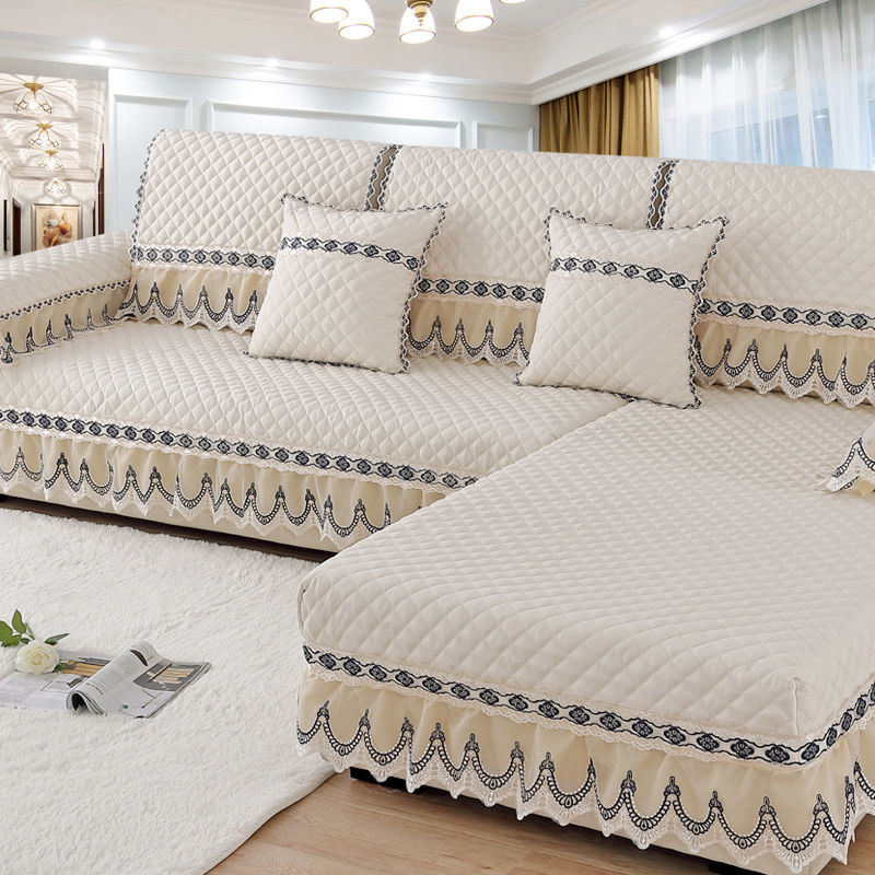 四季通用全包沙发垫定做布艺防滑沙发套客厅欧式简约现代布艺坐垫