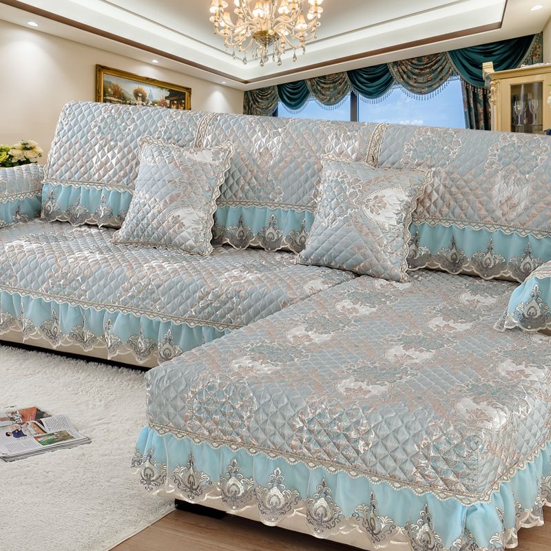 四季通用全包沙发垫定做布艺防滑沙发套客厅欧式简约现代布艺坐垫