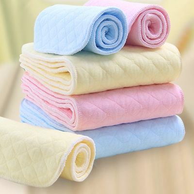 10条婴儿纯棉尿布新生儿宝宝可洗棉纱布透气尿布秋冬季尿片介子布