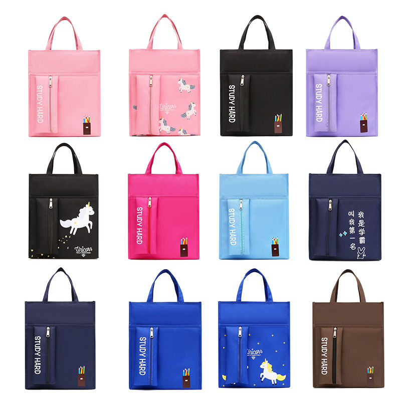 Waterproof canvas schoolbag for boys and girls