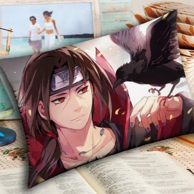 火影忍者动漫抱枕宇智波鼬枕头uchiha itachi靠枕 可发图定制礼物【2