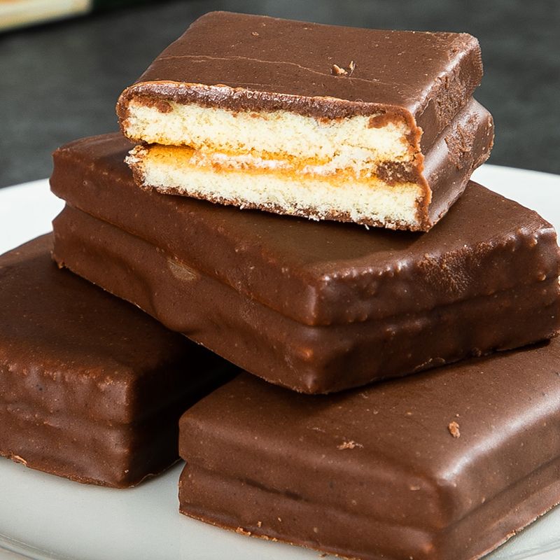 抖音零食威利友西式巧克力派15个30个540g糕点夹心蛋糕早餐小面包