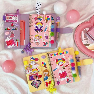 手帐本手账可爱小号少女日记本札记装饰ins365拆卸韩国神奇日记账