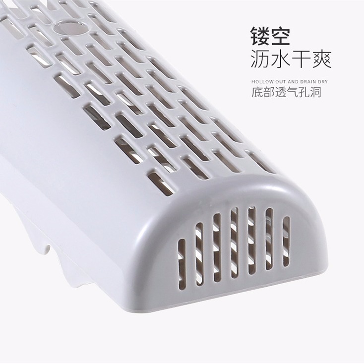 Hole free and dust-proof chopsticks cage with cover draining chopsticks cage plastic multifunctional wall mounted chopsticks container storage box chopsticks rack