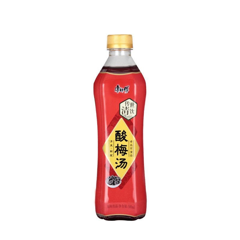 康师傅酸梅汤500ml15瓶整箱京冀包邮
