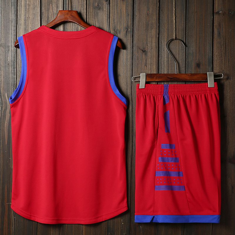 篮球服套装男士球衣速干透气无袖运动服印字定制队服健身跑步衣服