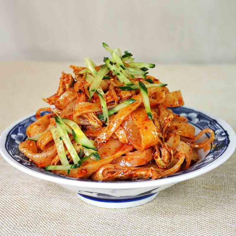 陕西宝鸡岐山擀面皮280gx6袋 2袋 8袋 多袋装 西安凉皮纯手工制作 - 