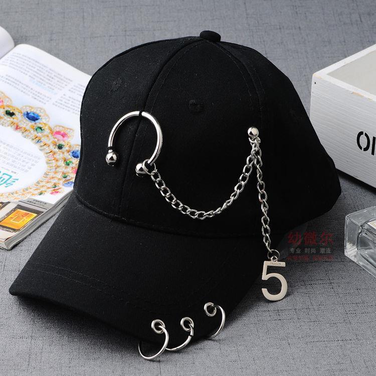 Hat female Korean version girl cap student black baseball cap baby sun hat boy tide parent-child spring and summer