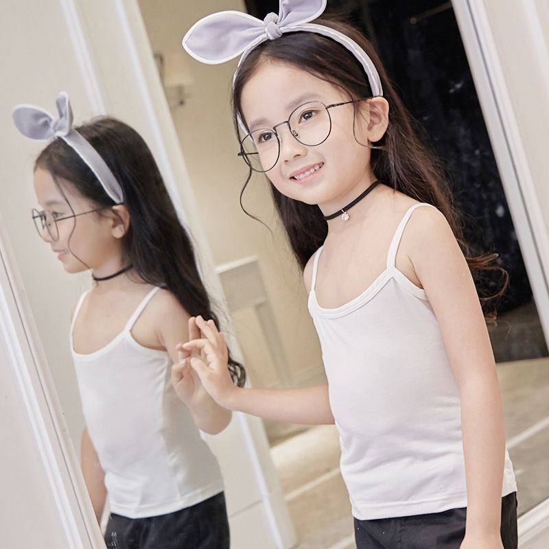 女童吊帶背心夏季兒童棉薄款小孩無袖打底內衣寶寶貼身童裝