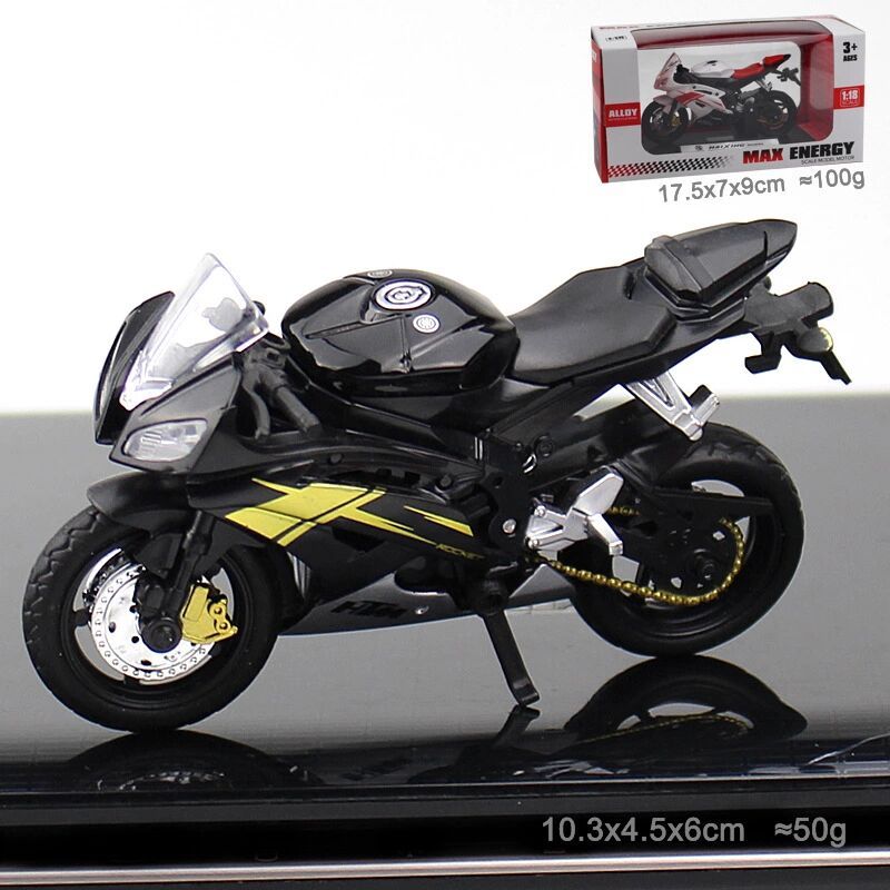 雅马哈r6杜卡迪摩托车模型摆件玩具男孩合金仿真机车男孩玩具模型