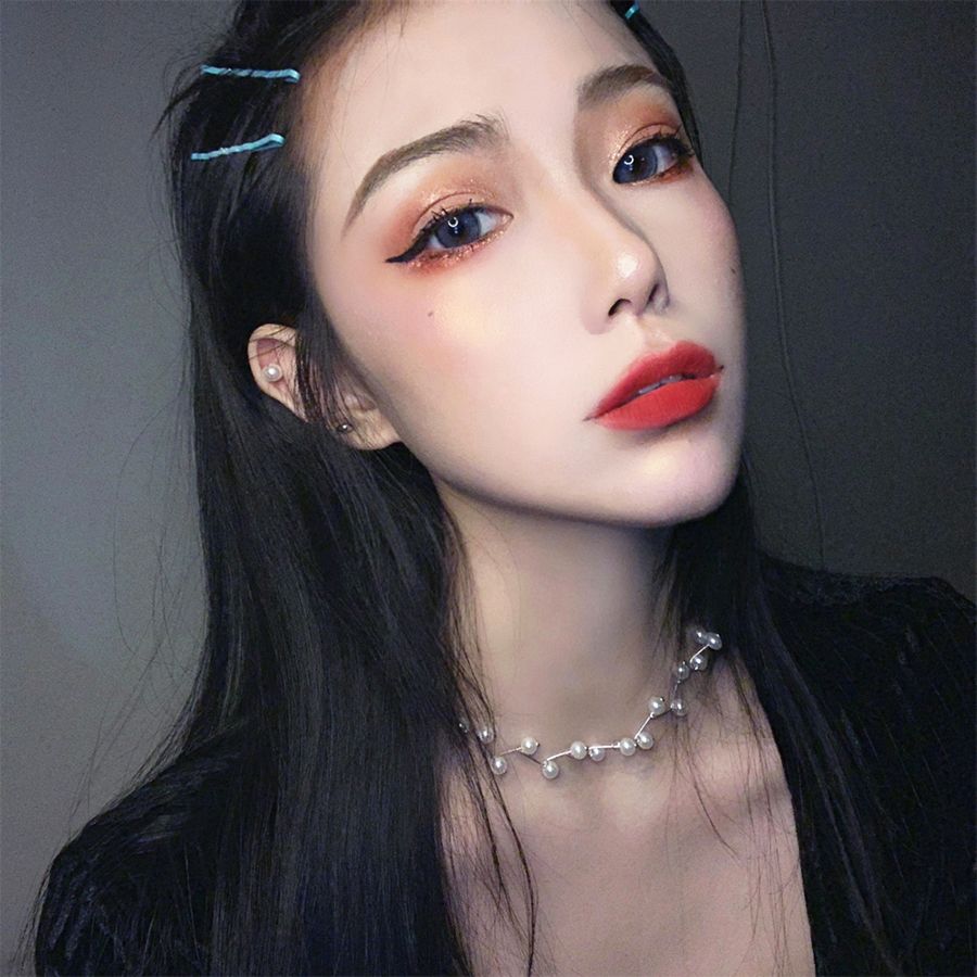 Pearl necklace Japanese and Korean neckband simple fairy tree branch pearl clavicle chain short necklace choker necklace necklace