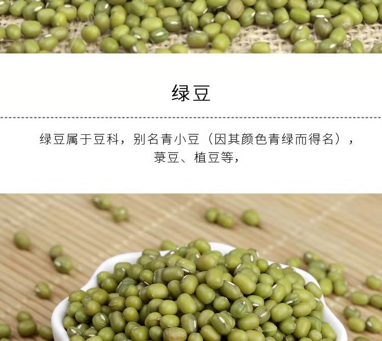 绿豆5斤东北小绿豆新鲜绿豆发豆芽散装绿豆精品绿豆罐装绿豆2斤GG