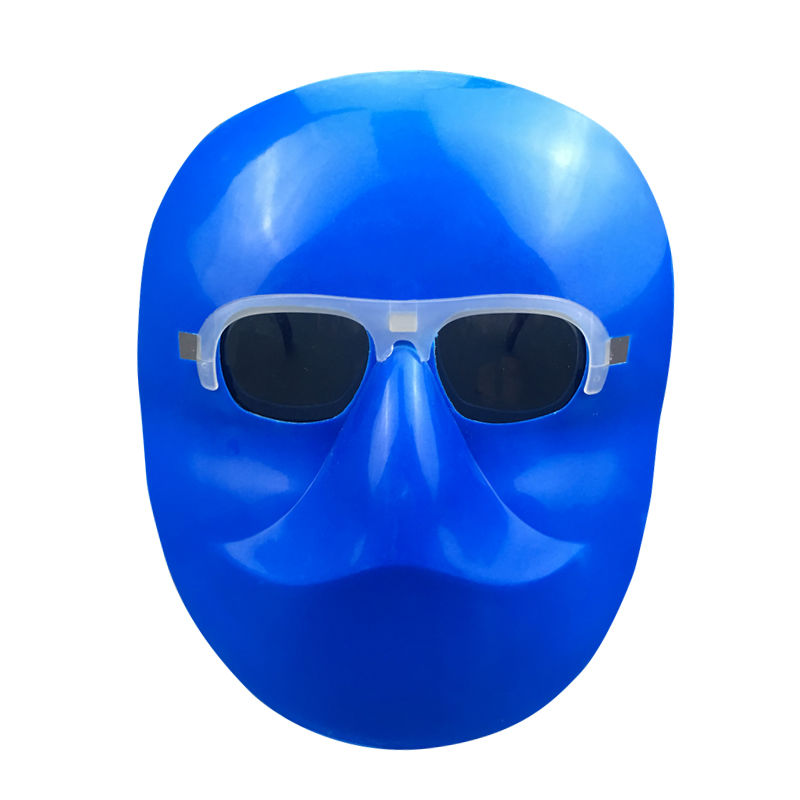 烧电焊脸部防护全脸防烤脸面罩头戴式轻便简易氩弧焊电焊面具