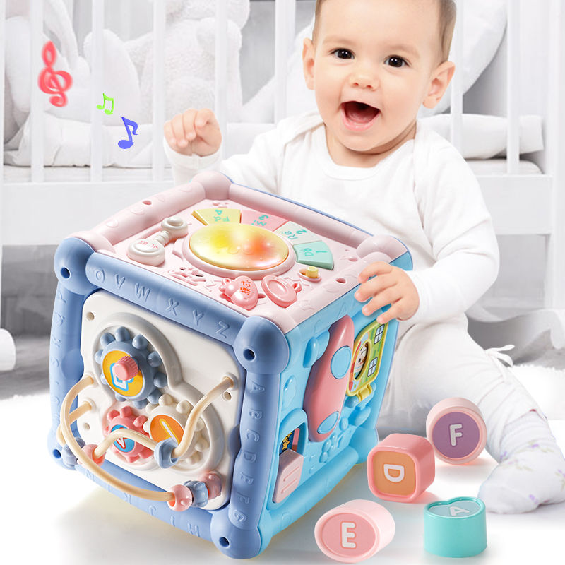 婴儿童0-1岁音乐手拍鼓可充电拍拍鼓益智8-6-12个月早教宝宝玩具3