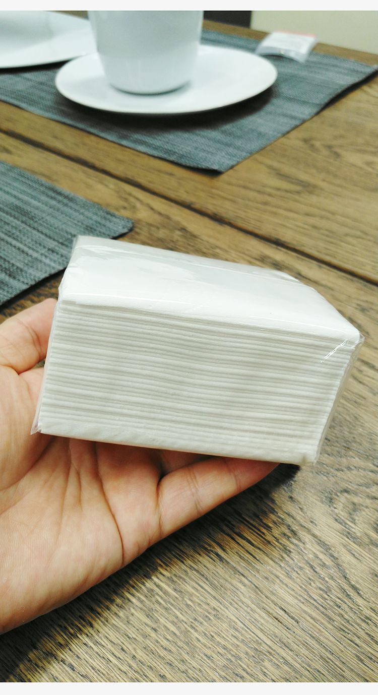 70包140包餐饮小方抽正方形饭店抽纸餐厅酒店面馆小吃店印花纸巾
