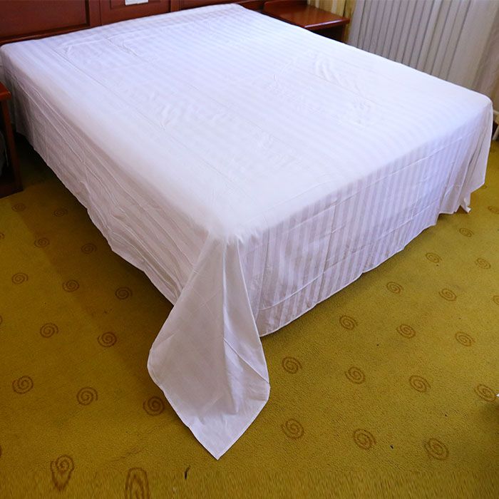 Hotel bedding wholesale pure cotton white bed sheet all cotton encryption thickened sheet bedspread bedspread single piece