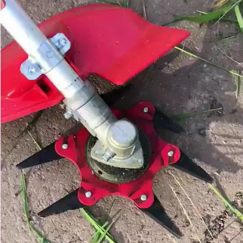合金刀头割草机草头一字割灌机锰钢除草机