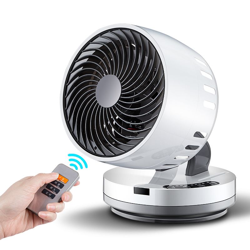 静音摇头电风扇台式电扇家用水田涡轮空气循环扇定时遥控降温神器