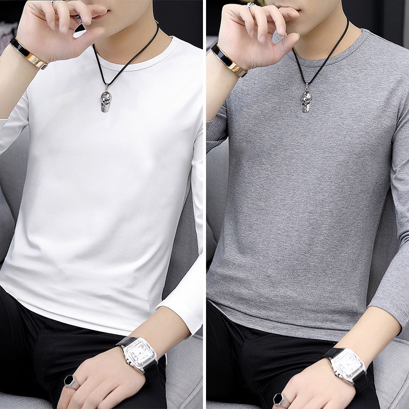 

Autumn Men's Round T-shirt Top T-shirt Autumn Shirt