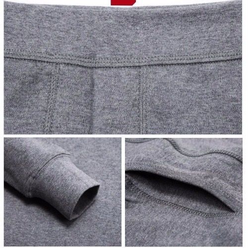 Long johns men's thin round neck warm suit youth basic bottoming shirt underwear line clothes line trousers set