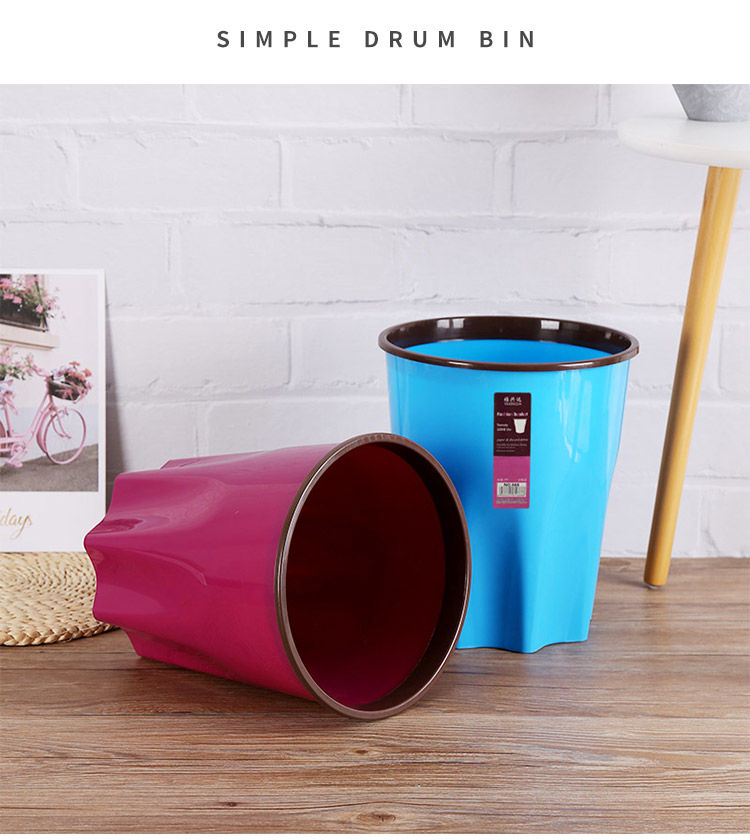 【买1送1】垃圾桶分类创意卧室家用大小号卫生间厨房客厅无盖塑料