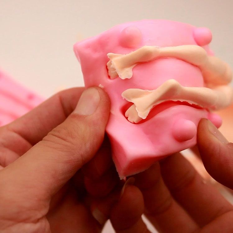 超轻粘土身体翻糖黏土人偶手办软陶泥人体全身男女身体硅胶模具