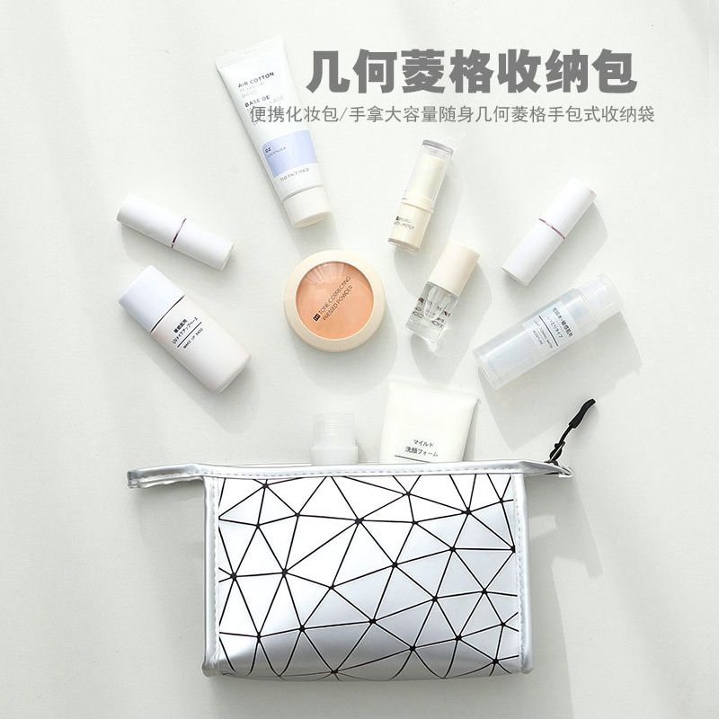Ins wind super fire make-up bag for women large capacity portable simple waterproof small size travel portable wash and wash storage bag