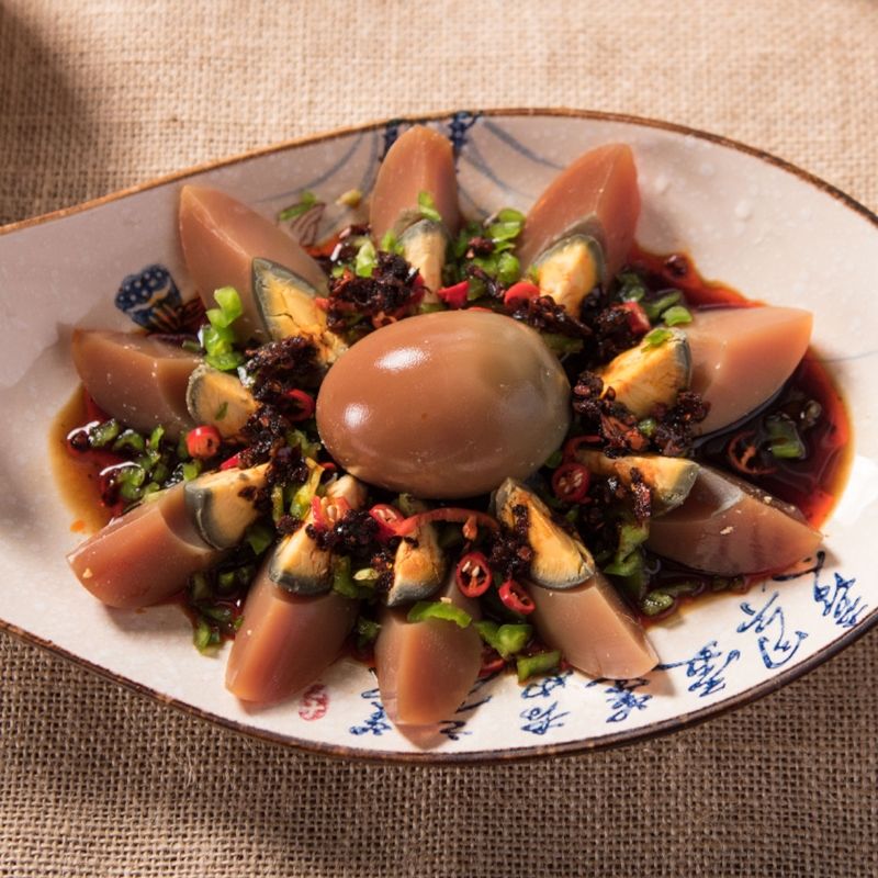 20枚60g广安特产盐皮蛋鸭蛋邓师傅家老太非皮蛋咸蛋卤蛋松花变蛋