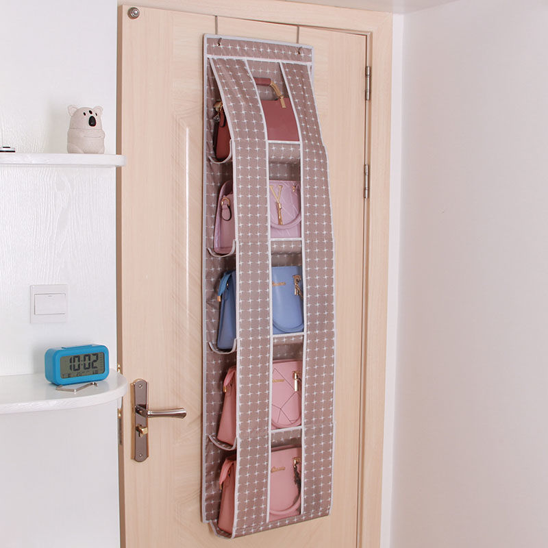 Multi layer bag storage at the back of the door