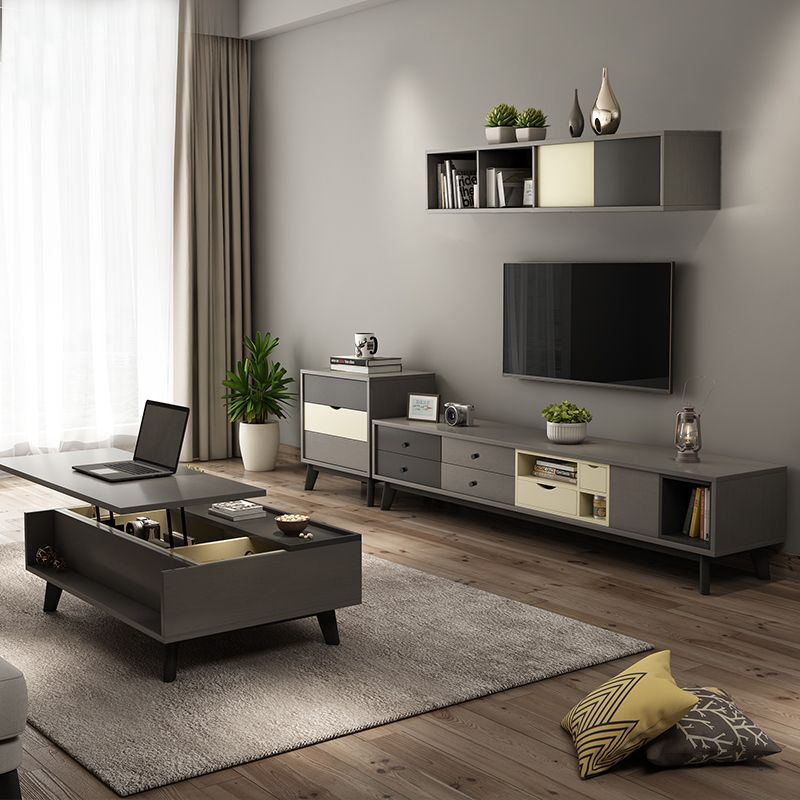 Buy Modern Minimalist Tea Table Tv Cabinet Combination