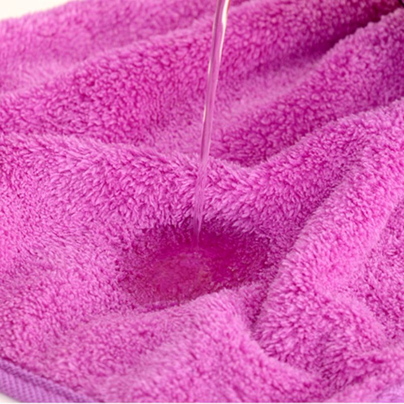 [Super value free hook] kitchen hanging coral velvet hand towel thickened bathroom rag non-oil dishcloth