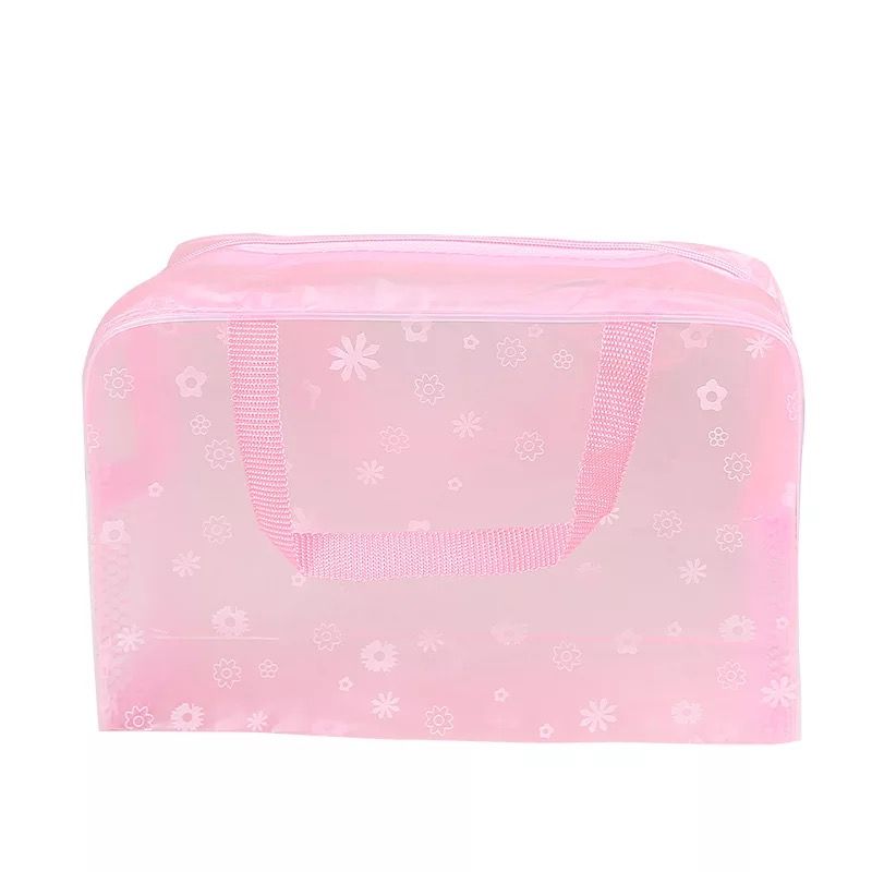 Washbag female transparent waterproof Travel Travel Portable large capacity children's cosmetics Bathroom Storage Bag
