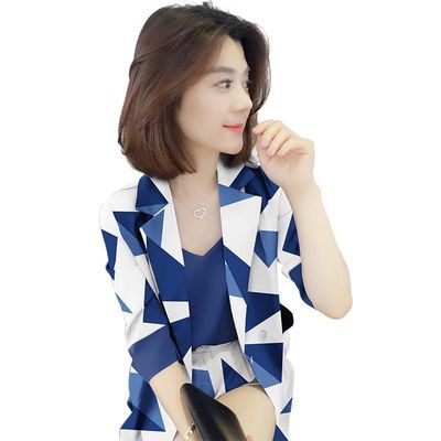 格子套装女夏夏装