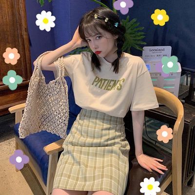 格子套装女夏夏装