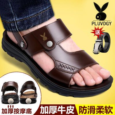 花花公子新款男士凉鞋