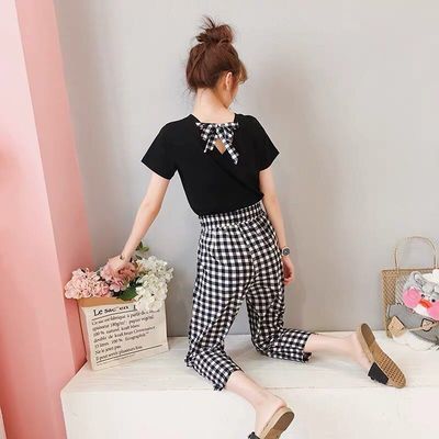 格子套装女夏夏装