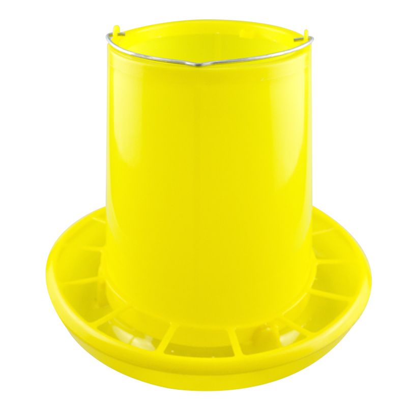 鸡料桶 水桶小鸡饲料桶鸡用料槽 水壶喂水器养殖鸡鸭鹅自动下料桶