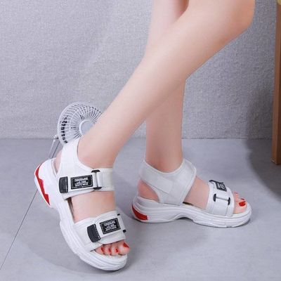 松糕鞋女厚底增高夏季