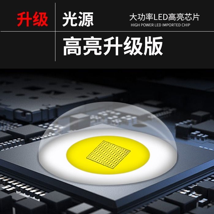 LED头灯强光超亮头戴式手电筒户外远射充电感应夜钓鱼小氙气矿灯