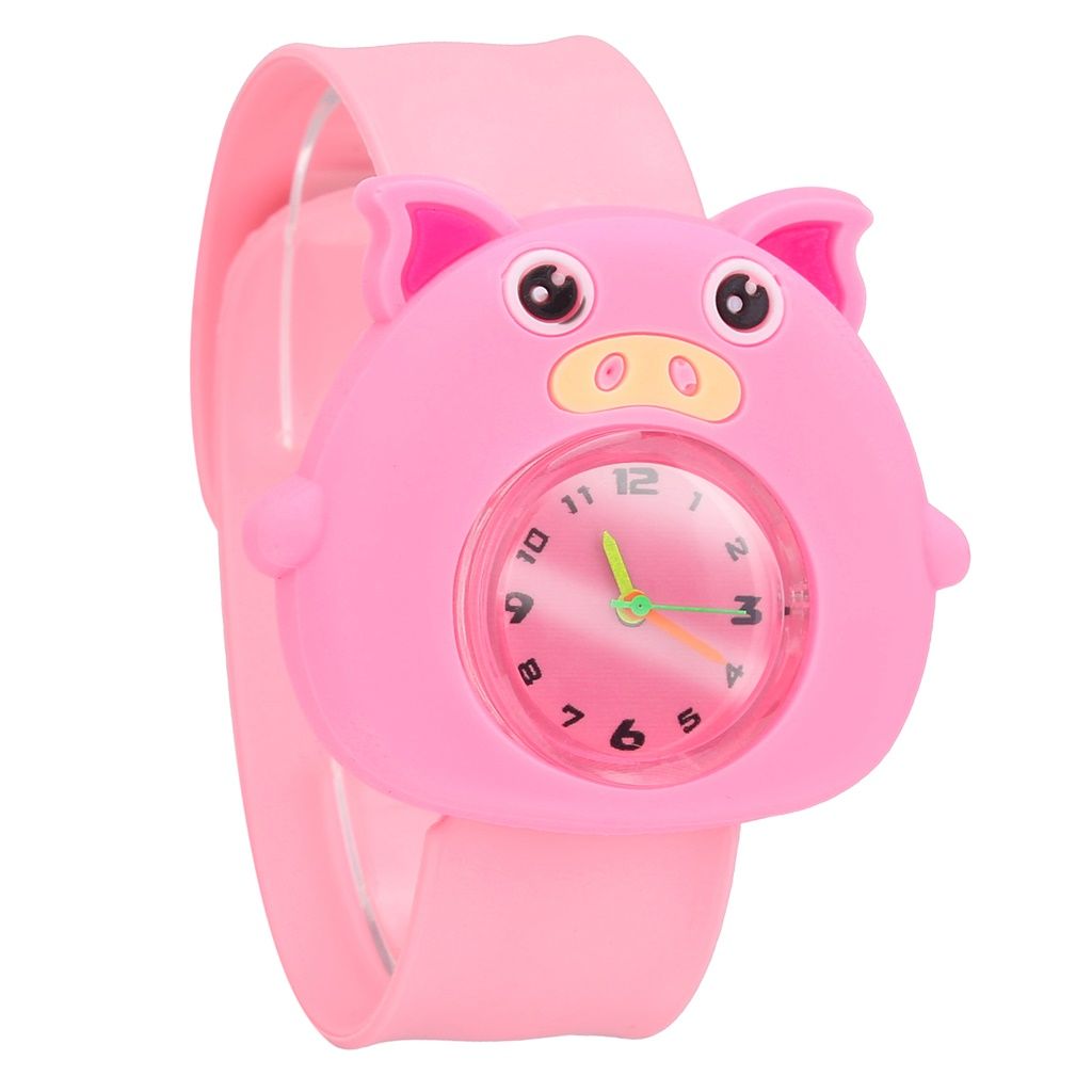 儿童手表卡通幼稚腕表 小动物动漫可爱装饰硅胶手表