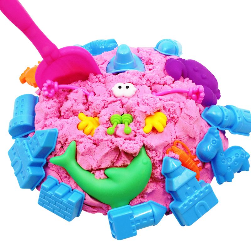 【1-10斤】太空玩具沙套装男女孩儿童益智玩具魔力沙散沙彩泥粘土