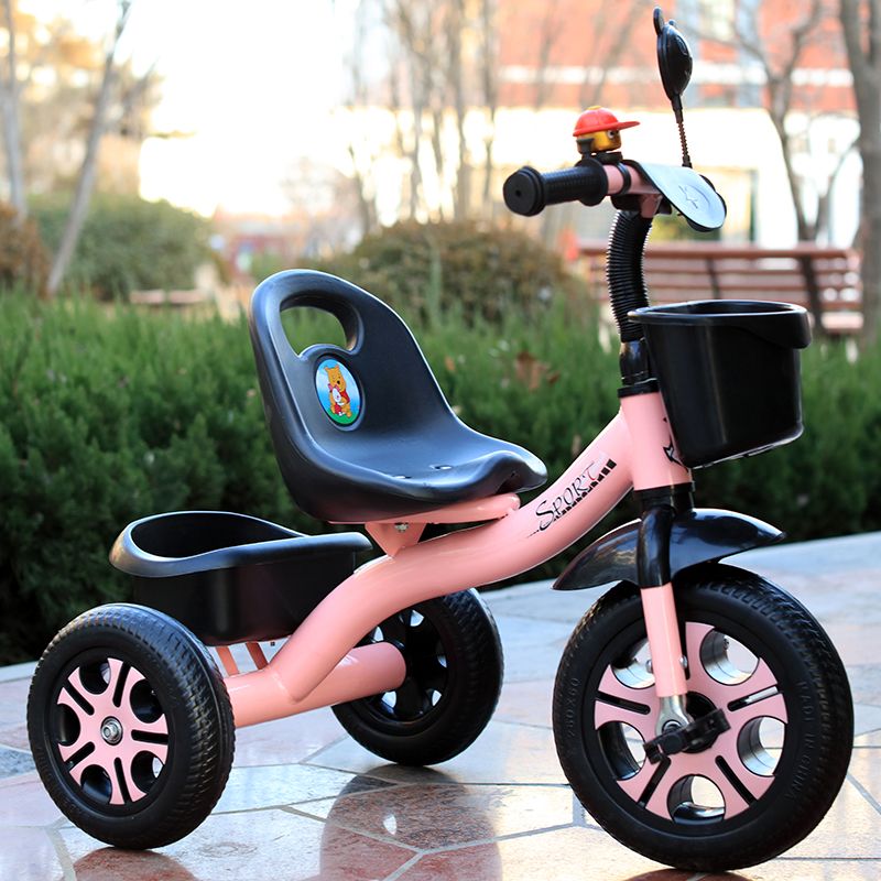 新款婴幼儿童三轮车1-3岁宝宝脚踏车2-5岁男女孩脚蹬三轮车自行车